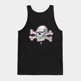 New school Skull Tank Top